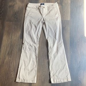 American Eagle stretch kick boot Khaki pants
